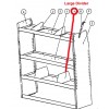 Shelving Dividers for Middle/Bottom Tray